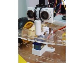 ultrasonic servo mount engineering 3d print model - Mito3D