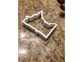 minnesota cookie cutter 3d printing christmas holiday 3d print model - Mito3D
