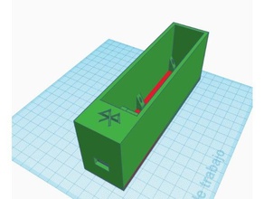matrix led scroll case arduino nano 3d printing box 3d print model - Mito3D