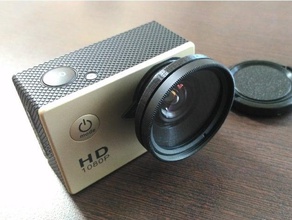 sj4000 37 mm adaptör kamera 16 bağdaştırıcı 3d print model - Mito3D