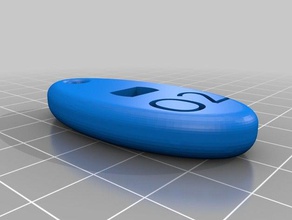 oxigênio chave chaveiro ii ferramentas manuais 3d print model - Mito3D