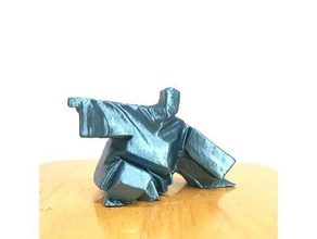 ju ming - taichi-Serie einzelne Peitsche Kunst 3d print model - Mito3D