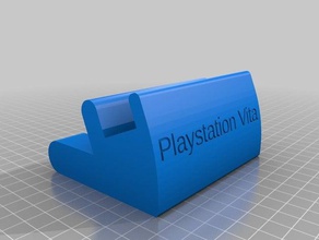 ps vita suporte jogos de vídeo 3dprintable a stand 3d print model - Mito3D