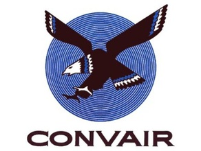 vintage convair aircraft sign litho signs & logos 3d print model - Mito3D