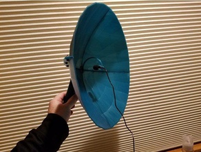 parabolic microphone 340mm audio 3d print model - Mito3D