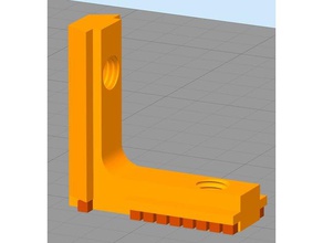 openbuilds inside hidden corner bracket threads v slot extrusion 3d printer parts 2020 3d print model - Mito3D