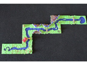 rifraf 3d carcassonne river toys & games 3d print model - Mito3D