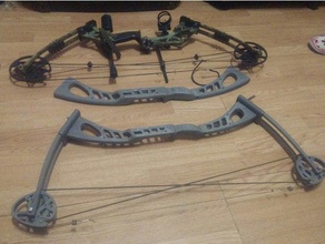 compound bow limbs +test 3d printing archery 3d print model - Mito3D