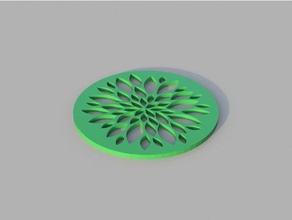 floral coaster decor amazing render christams christmas coasters creative cross section cutaway drink drinks flower flowers fun goods green holiday holidy home house orange ornament pattern pink plant purple sections 3d print model - Mito3D