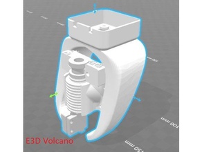 e3d volcan v6 40mm axial fang cr-10 ender-4 L'imprimante 3d de pièces 3d print model - Mito3D