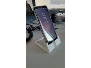samsung galaxy s8 base holder mobile phone 3d print model - Mito3D