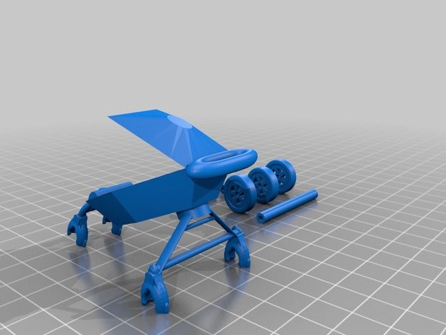 stroller upgrade 3d printing 3D print model - Mito3D