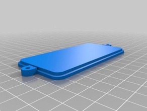 general 16x2 lcd mount only no buttons back case electronics arduino esp8266 3d print model - Mito3D