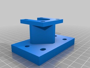 c 17 nema-ışını motor mount Robotik cbeam nema17 nema 3d print model - Mito3D