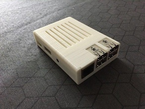 raspberry pi 2 3 case computer 3d print model - Mito3D