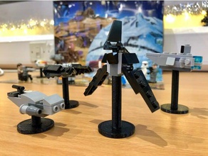 les présentoirs de lego star wars calendrier l'avent 2017 quatre tailles différentes accessoires jeu 3d print model - Mito3D