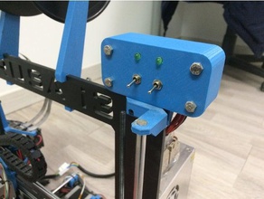 cajetin y boton prusa i3 3d printer parts 3d print model - Mito3D