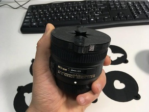 el bokeh de la nikon nikkor 50mm cámara fotografia 3d print model - Mito3D