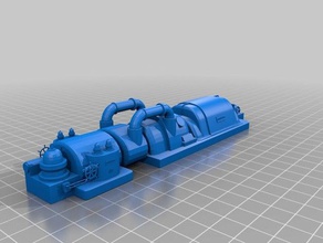 turbo generator turbozesp elektrowni scans & replicas 3d print model - Mito3D