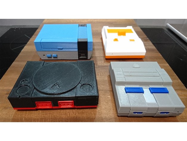 mp snes mini orange pi v18 full electronics opi lite one orangepi premium raspberry recalbox recallbox retro retrogaming retropie case retrorangepi arcade gaming pie ntsc usa classic 3D print model - Mito3D