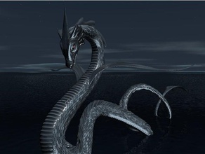 sea snake sculptures dragon sculpture 3d print model - Mito3D