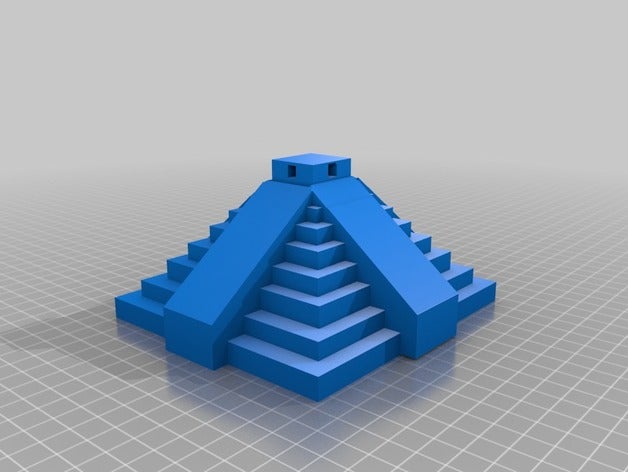 chichén itzá de aprendizaje 3D print model - Mito3D