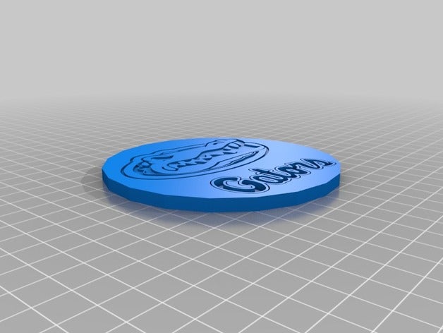 gator coaster La stampa 3d 3D print model - Mito3D