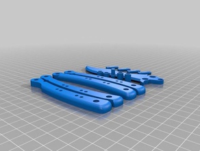 cs go mariposa cuchillo La impresión en 3d 3d print model - Mito3D