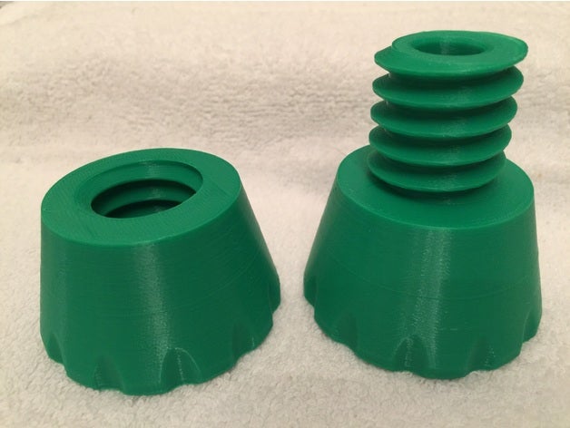 filament spool hub 3d printing holder 3D print model - Mito3D