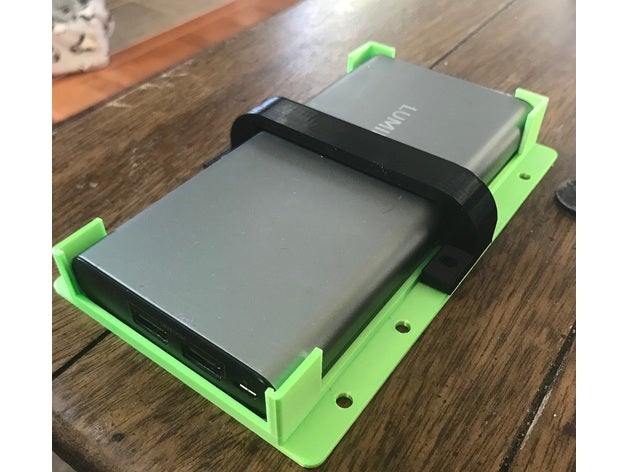 Akku-Halterung - Elektronik Batterie Halterung Ladegerät Halter prototank 3D print model - Mito3D