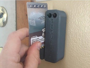 key-card-swipe-pad 3d-drucken agent - Karte Tür Spaß Schlüssel Kinder spielen heucheln Sicherheit streichen Spielzeug 3d print model - Mito3D