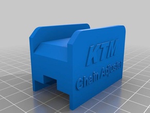ktm exc Kette Höhenverstellung automotive - Kettenspanner 350 3d print model - Mito3D