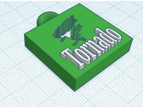tornadoes key chain 3d printing 3d print model - Mito3D