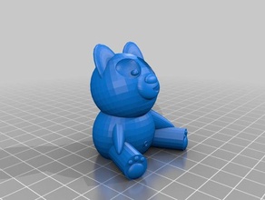 coolpandav1 animaux cool panda bear 3d print model - Mito3D
