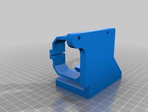 anet a8 lado izquierdo del extrusor de montaje en bastidor soporte Impresora 3d las piezas actualización bowden extrusora el zurdo remix 3d print model - Mito3D