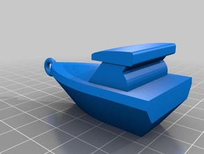 boat keychain float keychains key keys tiara 45 yacht 3d print model - Mito3D