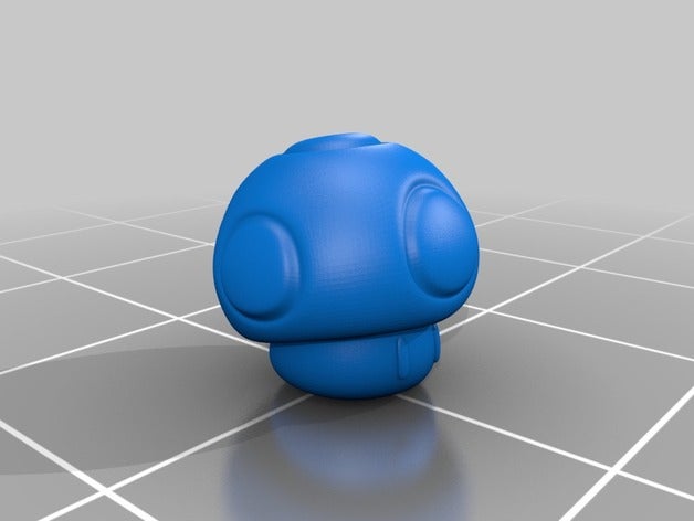 super mario mushroom toys & games bros 3D print model - Mito3D