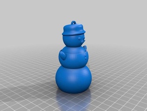 dancing snowman multicolor decor mmu multi-color multicolour multimaterial prusa multi material 3d print model - Mito3D