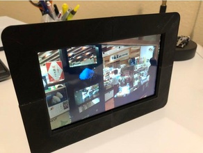 kindle fire 7 cadre photo numérique de la tablette photographie support pour 3d print model - Mito3D