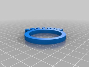 minha personalizado anéis de guardanapo tristan cozinha e sala jantar 3d print model - Mito3D