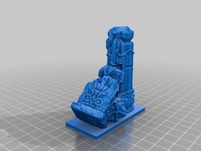 reino morte colunas brinquedo & acessórios para jogos da 3d print model - Mito3D