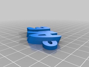 aysel Schlüsselanhänger kundengebundene 3d print model - Mito3D