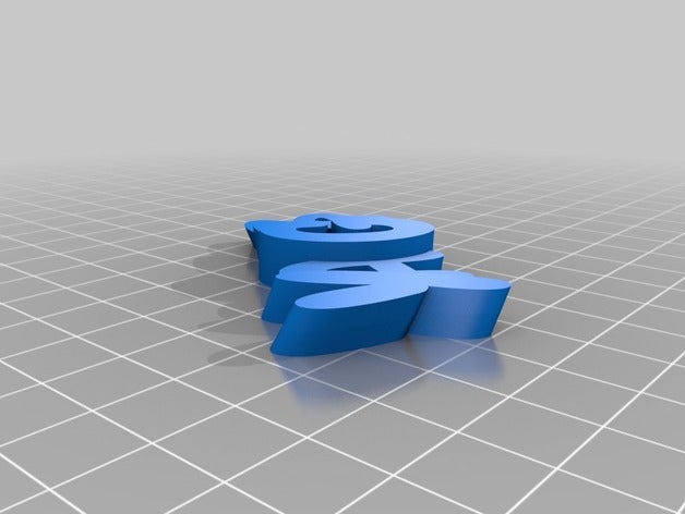 yag z Anahtarlık özelleştirilmiş 3D print model - Mito3D