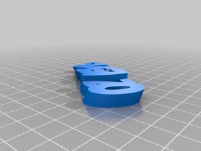 ozlem Schlüsselanhänger kundengebundene 3d print model - Mito3D