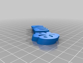 egemen Anahtarlık özelleştirilmiş 3d print model - Mito3D