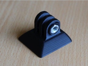 gopro tripod adapter camera 3d print model - Mito3D