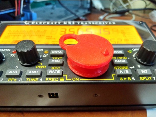 elecraft kx2 tunning botão diy hamradio knob 3D print model - Mito3D