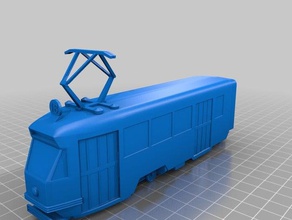 streetcar tramcar konstal 102na 803n wagon tramwajowy scans & replicas 3d print model - Mito3D