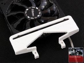 bc1 open benchtable - universal fan holder computer 3d print model - Mito3D