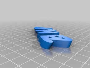 zeynep i portachiavi su misura 3d print model - Mito3D